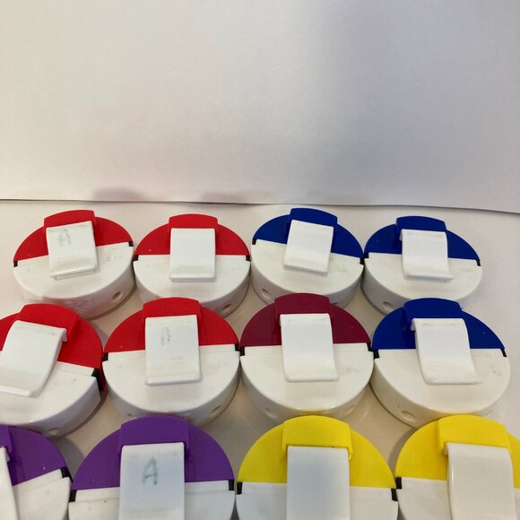 2019 POKEMON McDonalds Pokeball Disc Launcher 17 Happy Meal Toys 7 Disks - Picture 6 of 9